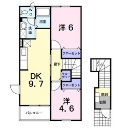 ムート２１　Ｂの物件間取画像